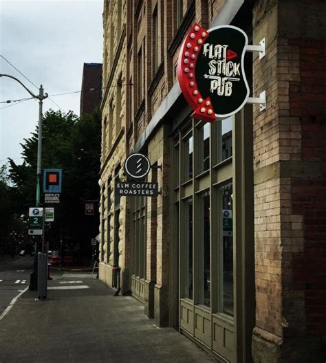 Flatstick pub seattle - Flatstick Pub’s opening hours are noon to midnight Sunday through Thursday and noon to 2 a.m. Friday and Saturday. This story was originally published October 18, 2019, 3:50 PM. Related stories ...